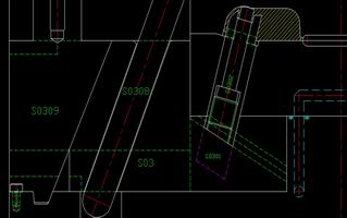 angle loose core structure